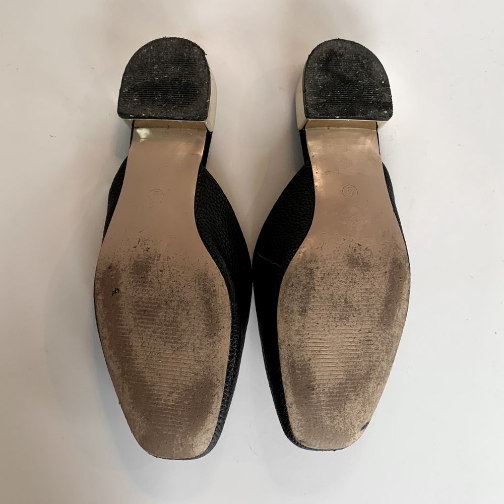 River Island Backles Loafer w/ Metallic Heel - Picture 7 of 7